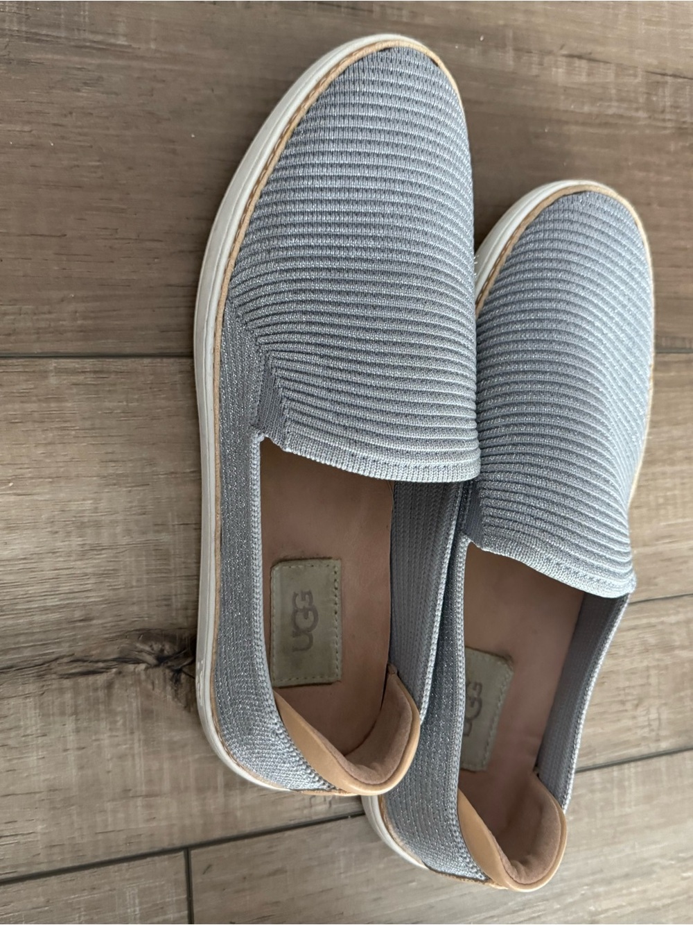 UGG women’s Light Gray Slip-On Casual Shoes